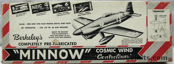 Berkeley 1/8 Minnow Cosmic Wind plastic model kit